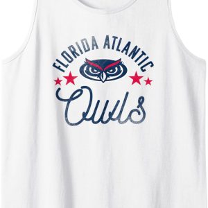 FAU Owls Tank Top Florida Atlantic University Mens Athletic Shirt-0