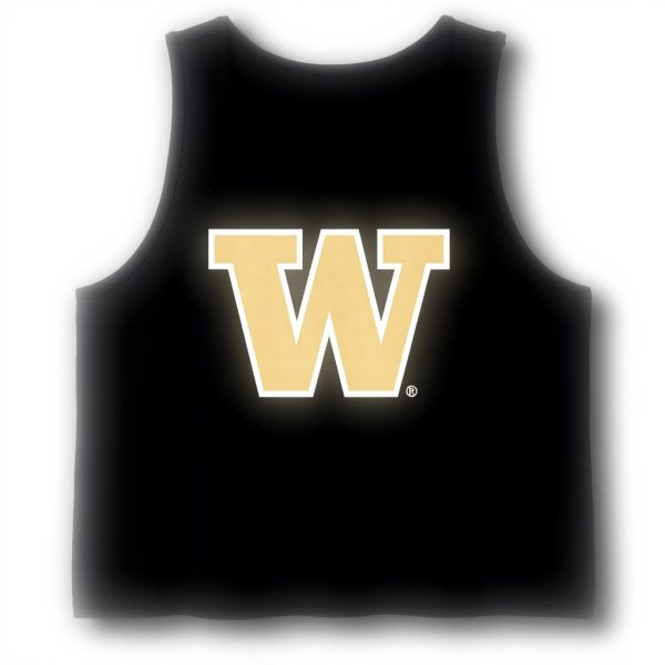 Washington Huskies Tank Top Officially Licensed Mens Black