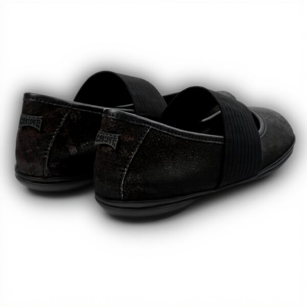 Camper Right Nina Mary Jane Femme Cuir Noir Chaussures