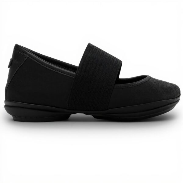 Camper Right Nina Mary Jane Femme Cuir Noir Chaussures