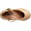 Chaussures de danse Capezio Footlight beige cuir synthétique