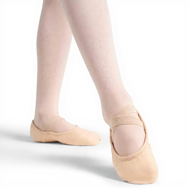 Capezio Hanami Chaussure Danse Toile Souple Semelle Daim