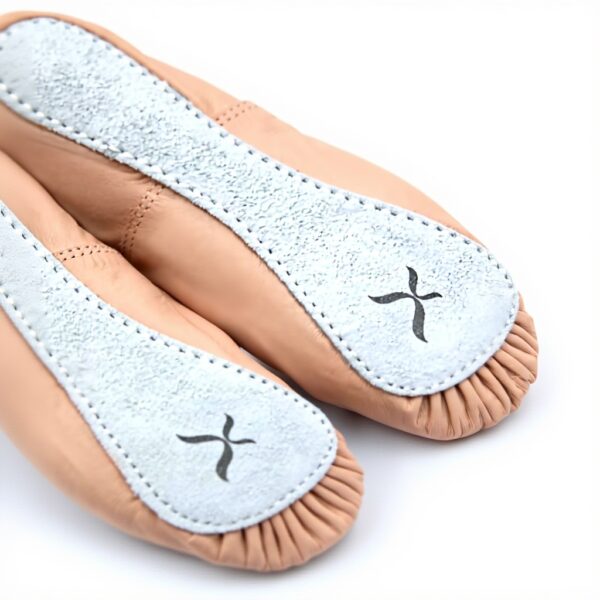 Capezio Rosa Ballerines Femme Cuir Souple Semelle Daim