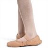 Capezio Rosa Ballerines Femme Cuir Souple Semelle Daim