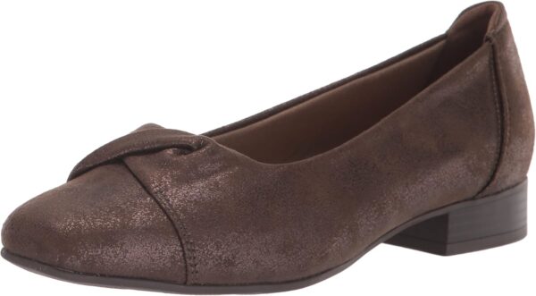 Clarks Tilmont Dalia Ballerines Femme Confort Métallique-0