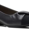 Clarks Tilmont Dalia Ballerines Femme Confort Noir Combi-1