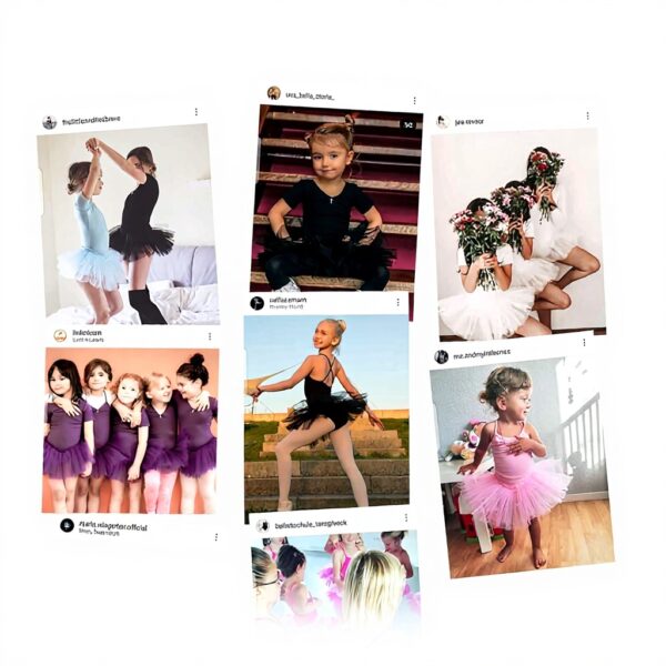 Demi-Pointes Tanzmuster Toile Cuir Danse Classique