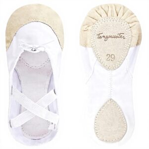 Demi-Pointes Tanzmuster Toile Cuir Danse Classique