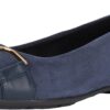Geox Femme D Annytah B Ballerine Respirante Noir Bleu Marine-0