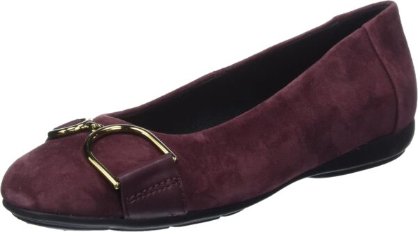 Geox Femme D Annytah B Ballerine Noir Semelle Caoutchouc-0