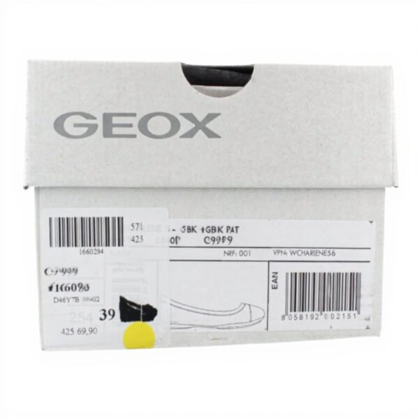 Ballerines Geox respirantes femme chaussures plates noir