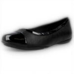 Ballerines Geox respirantes femme chaussures plates noir