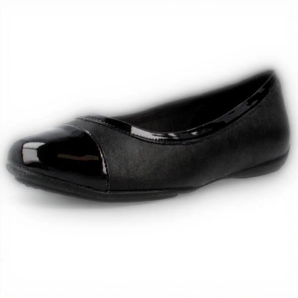 Ballerines Geox respirantes femme chaussures plates noir