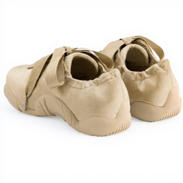 Ballerines JW PEI Flavia Baskets Femme Satin Noir Rose