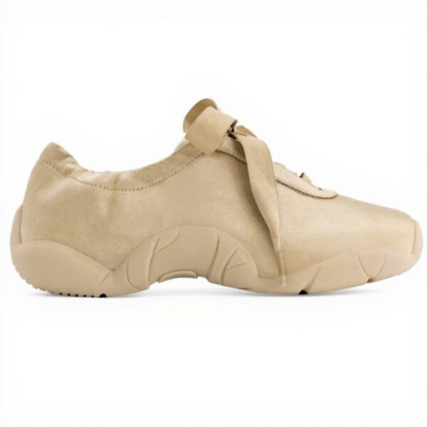 Ballerines JW PEI Flavia Baskets Femme Satin Noir Rose