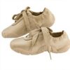 Ballerines JW PEI Flavia Baskets Femme Satin Noir Rose