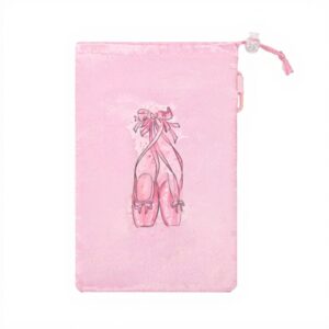 Sac à chaussures de pointe Uzztfa rose design cordon danse