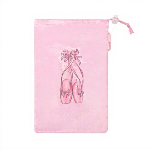 Sac à chaussures de pointe Uzztfa rose design cordon danse