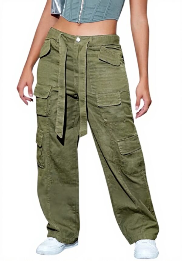 Pantacourt Femme ete - 2023 Pantalon Cargo Femme Coupe Décontractée Baggy Vêtements Pantalon Noir Taille Haute Fermeture Éclair Mince Cordon Taille avec Poches Lâche Plus La Taille Femme Parachute