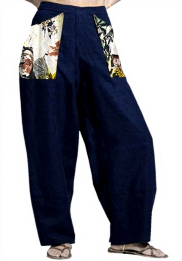 Pantalon Yoga Femme Taille Élastique Imprimé Décontracté