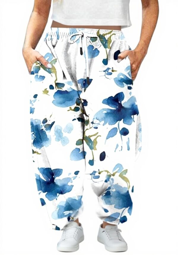 Pantalon femme taille élastique Generic leggings floral