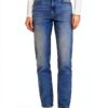 ONLY Jean coupe droite taille haute coton élasthanne femme-2
