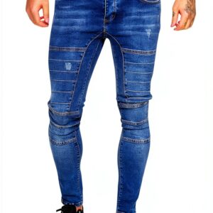 Eauptffy T-shirt Homme Tricot Col V Usage Quotidien-0