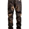 Jean Homme Dénim Souple Couleurs Vintage Taille 29W à 42W-1