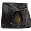 Jean Homme Slim Ripped Dénim Confortable Taille Asiatique-6
