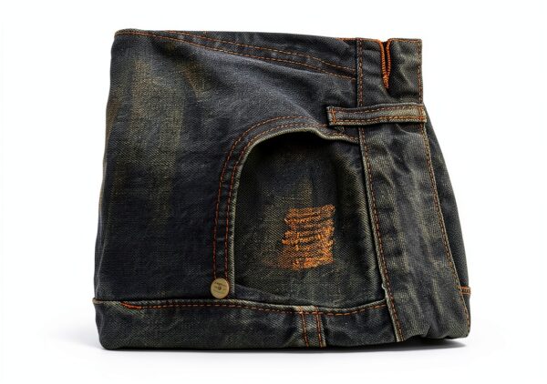 Jean Homme Slim Ripped Dénim Confortable Taille Asiatique-6