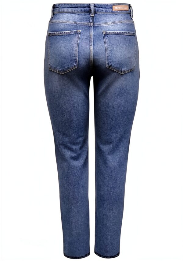 ONLY Jean coupe droite taille haute coton élasthanne femme-1