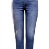 ONLY Jean coupe droite taille haute coton élasthanne femme-0