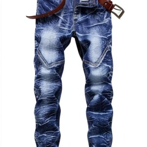 Jeans déchirés homme denim stretch confort casual quotidien-0
