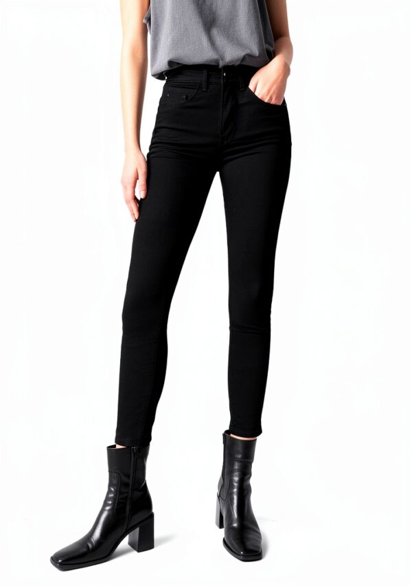Jeans SALSA femme noir push in denim mode confort-1