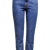 Jeans ONLY femme cropped sans lavage denim bleu-1