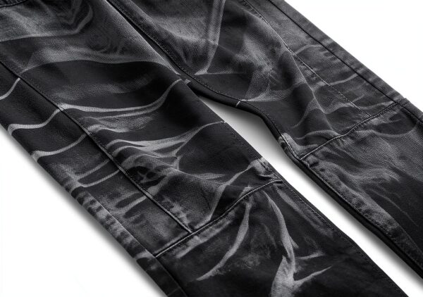 Jean décontracté homme coton doux couleurs vintage tailles-3