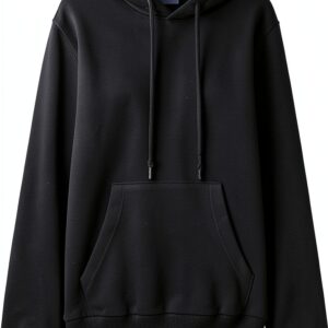 Pullover Coton Manche Longue Bleu Foncé Marque Homme-0