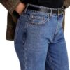 Jeans ONLY femme cropped sans lavage denim bleu-6