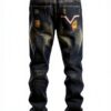 Jean Homme Slim Ripped Dénim Confortable Taille Asiatique-1
