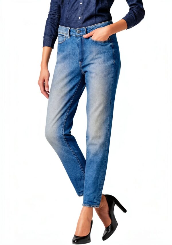Jean G-Star Femme Haute Taille Fermeture Zippée Modèle Serré-0
