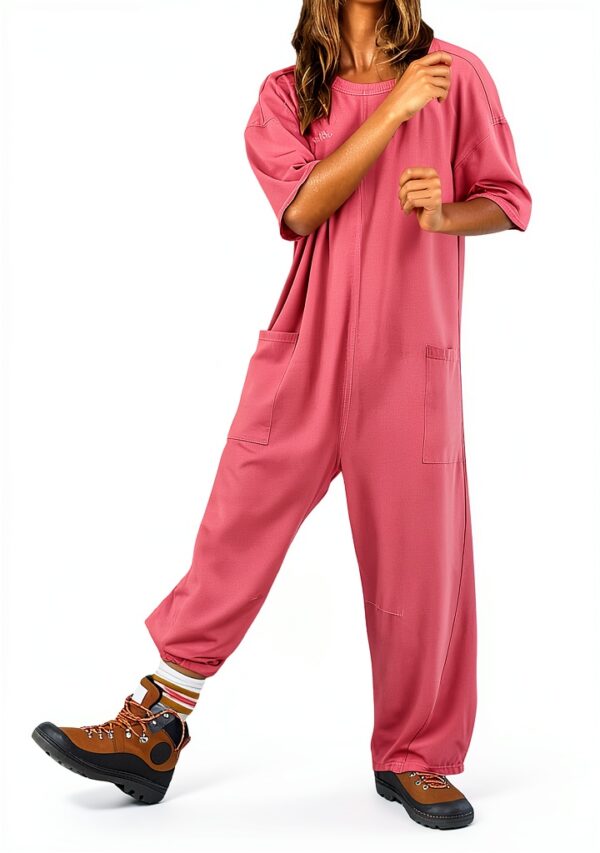 Combinaison Femme Chic Harlan col V manches courtes