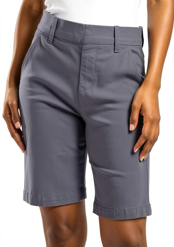 Pantalon court WWricotta taille haute extensible décontracté