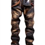 Jean Homme Dénim Souple Couleurs Vintage Taille 29W à 42W-0