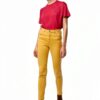 Jean Skinny Femme Coton Élasthanne Jaune Taille 25 27-2