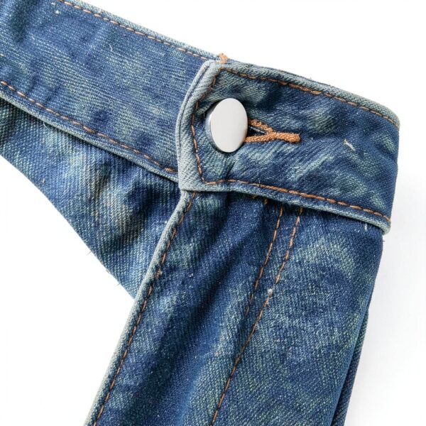 Jean Femme Bleu Taille Haute Confortable Pantalon-7