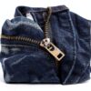 Jean Homme Slim Dénim Déchiré Bleu Noir Taille Moyenne-3