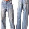 Jean Femme Slim Bleu Clair Élasticité Confort Taille M-0