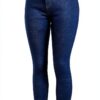 Pantalon Jogger Femme WWricotta Bleu Taille Haute Polaire-3