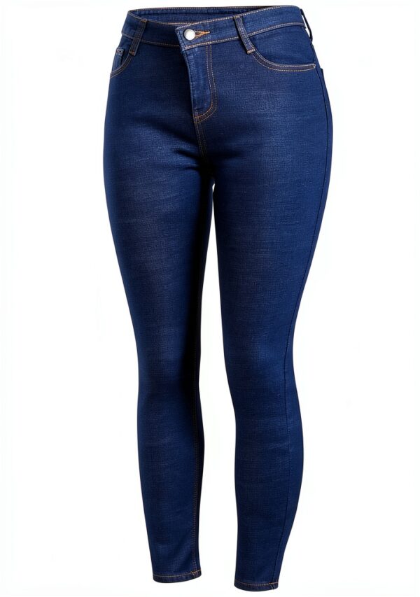 Pantalon Jogger Femme WWricotta Bleu Taille Haute Polaire-3