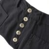 Jean femme confortable élastique noir bleu blanc grande-2